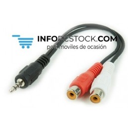 CABLE AUDIO GEMBIRD CONECTOR 3,5MM A 2X RCA 0,2M Gembird CCA-406